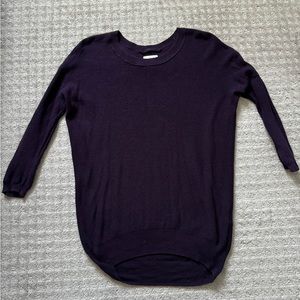 Aritzia Wilfred Balzac Sweater Purple M
